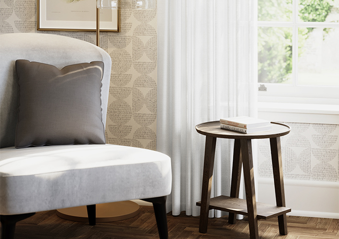 Tanami Voile, White Dawn - Made to Measure Curtains - Image 5